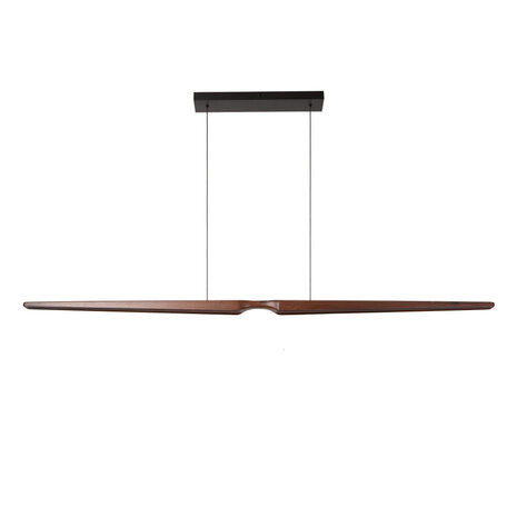 Lucide HALMSTAD - Hängelampe - LED Dimmb. - CCT - 1x28W 2200K/4000K - Dunkle Holzoptik | Vibes Lucide HALMSTAD - Hängelampe - LED Dimmb. - CCT - 1x28W 2200K/4000K - Dunkle Holzoptik | Vibes