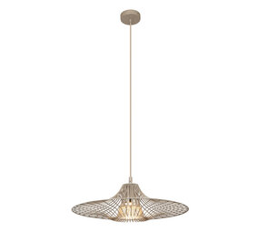 Lucide ELLIS - Hängelampe - Ø 50 cm - 1xE27 - Taupe | Essential