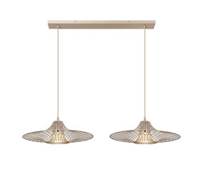 Lucide ELLIS - Hängelampe - 2xE27 - Taupe | Essential Lucide ELLIS - Hängelampe - 2xE27 - Taupe | Essential