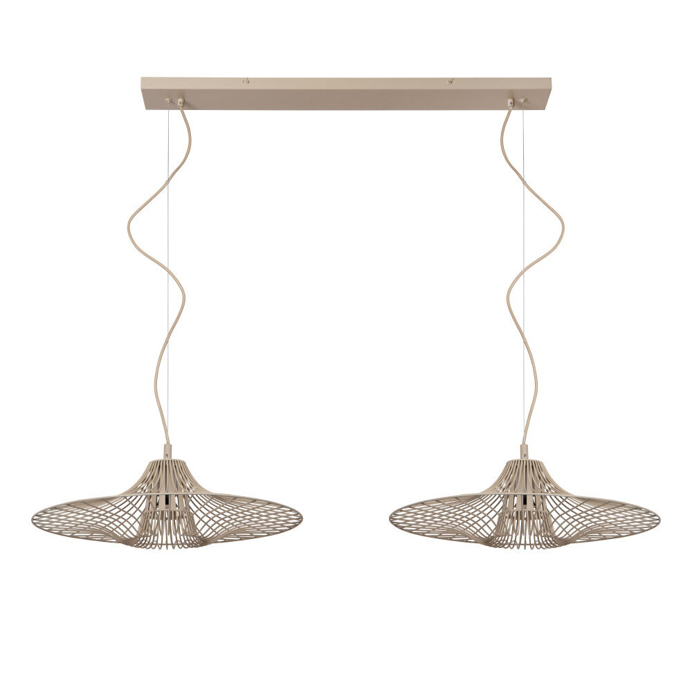 Lucide ELLIS - Hängelampe - 2xE27 - Taupe | Essential Lucide ELLIS - Hängelampe - 2xE27 - Taupe | Essential