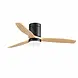 CristalRecord Deckenventilator Nine Ø 132 cm Holz schwarz