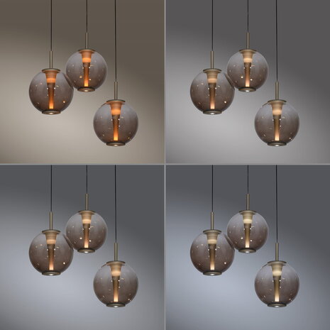 Neuhaus PURE Hängelampe E-Infinity 3-flammig Ø 50 cm Champagner Neuhaus PURE Hängelampe E-Infinity 3-flammig Ø 50 cm Champagner