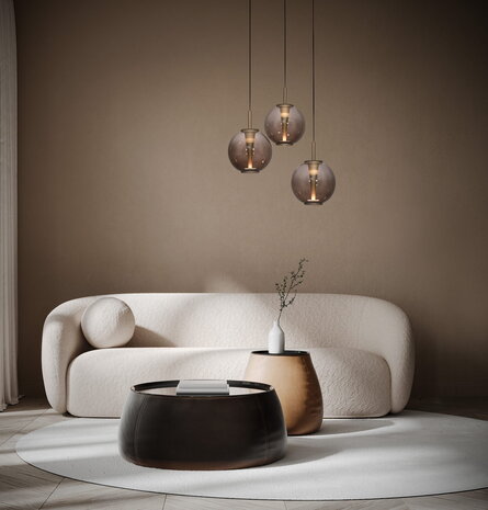 Neuhaus PURE Hanglamp E-Infinity 3 lichts Ø 50 cm champagne Neuhaus PURE Hanglamp E-Infinity 3 lichts Ø 50 cm champagne