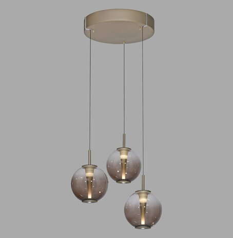 Neuhaus PURE Hängelampe E-Infinity 3-flammig Ø 50 cm Champagner Neuhaus PURE Hängelampe E-Infinity 3-flammig Ø 50 cm Champagner