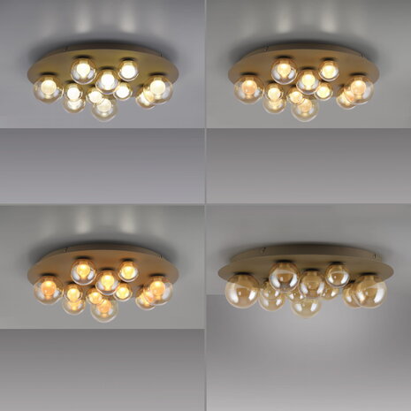 Neuhaus PURE Deckenleuchte Popup 11-flammig Ø 60 cm Champagner Neuhaus PURE Deckenleuchte Popup 11-flammig Ø 60 cm Champagner