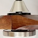 CristalRecord Plafondventilator Nine big Ø 152 cm teak mat chroom