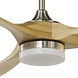 CristalRecord DeckenventilatorNine big Ø 152 cm Holz matt Chrom CristalRecord DeckenventilatorNine big Ø 152 cm Holz matt Chrom