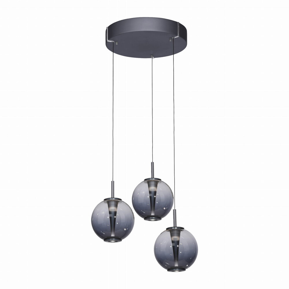 Neuhaus PURE Hängeleuchte E-Infinity 3-flammig Ø 50 cm Champagner - Kopie