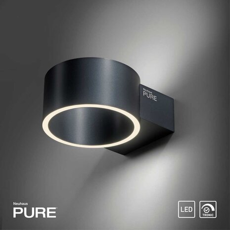 Neuhaus PURE Wandleuchte Clipse Ø 15 cm anthrazit Neuhaus PURE Wandleuchte Clipse Ø 15 cm anthrazit