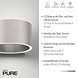 Neuhaus PURE Wandleuchte Clipse Ø 15 cm matt Chrom Neuhaus PURE Wandleuchte Clipse Ø 15 cm matt Chrom