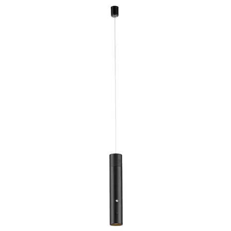 Just Light Pendelleuchte Attach Ø 4 cm schwarz