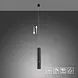 Just Light Pendelleuchte Attach Ø 4 cm schwarz