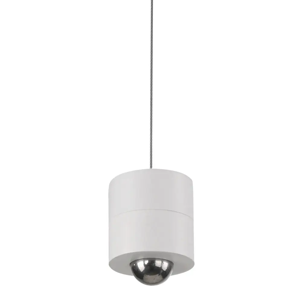 Just Light Hängelampe Attach wiederaufladbar weiß