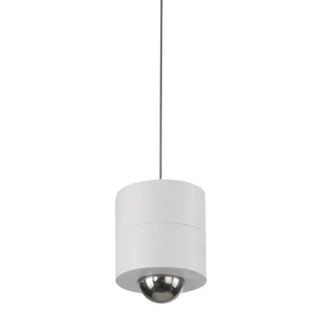 Just Light Hängelampe Attach wiederaufladbar weiß