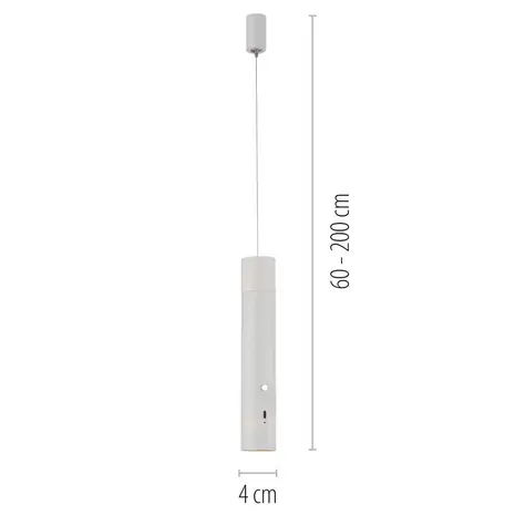 Just Light Hanglamp Attach oplaadbaar wit