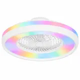Freelight Deckenventilator Ventola Tuya Ø 60 cm RGB weiß