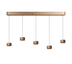 CORYFEE - Hängeleuchte - LED Dimmb. - CCT - 5x6W 2200K/3000K - Champagnerfarbe - Vibes CORYFEE - Hängeleuchte - LED Dimmb. - CCT - 5x6W 2200K/3000K - Champagnerfarbe - Vibes