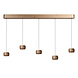 CORYFEE - Hängeleuchte - LED Dimmb. - CCT - 5x6W 2200K/3000K - Champagnerfarbe - Vibes CORYFEE - Hängeleuchte - LED Dimmb. - CCT - 5x6W 2200K/3000K - Champagnerfarbe - Vibes