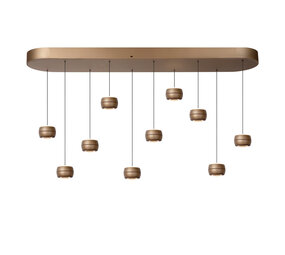 CORYFEE - Pendelleuchte - LED Dimmb. - CCT - 10x6W 2200K/3000K - Champagnerfarbe - Vibes CORYFEE - Pendelleuchte - LED Dimmb. - CCT - 10x6W 2200K/3000K - Champagnerfarbe - Vibes