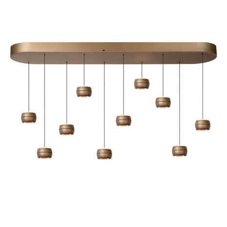 CORYFEE - Pendelleuchte - LED Dimmb. - CCT - 10x6W 2200K/3000K - Champagnerfarbe - Vibes CORYFEE - Pendelleuchte - LED Dimmb. - CCT - 10x6W 2200K/3000K - Champagnerfarbe - Vibes