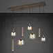 Trio Leuchten Hanglamp Mataro 8 lichts L 118 cm zwart - Copy Trio Leuchten Hanglamp Mataro 8 lichts L 118 cm zwart - Copy