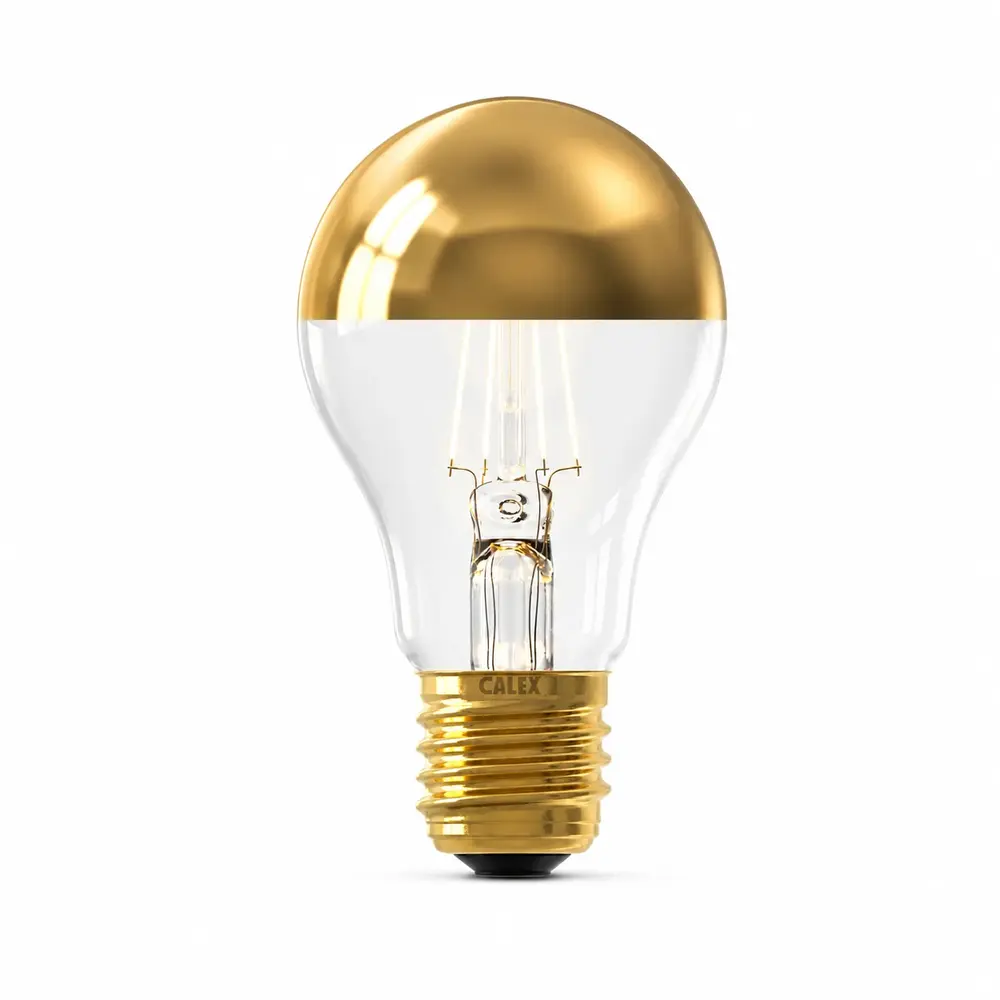 Calex LED E27 Glühbirne 4 Watt Kopfspiegel mattgoldener Glühfaden Calex LED E27 Glühbirne 4 Watt Kopfspiegel mattgoldener Glühfaden