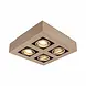 Artdelight Spot Bosco 4 lichts L 25 cm B 25 cm champagne Artdelight Spot Bosco 4 lichts L 25 cm B 25 cm champagne