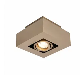 Artdelight Spot Bosco 1-flammig 14 x 14 cm Champagner