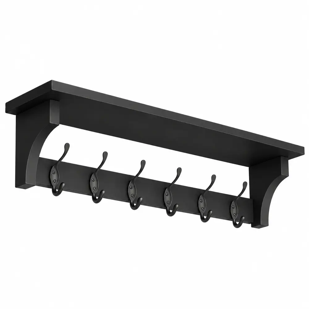 Ylumen Garderobe Dylan B 80 cm braun schwarz - Kopie