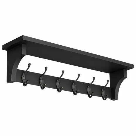 Ylumen Garderobe Dylan B 80 cm braun schwarz - Kopie