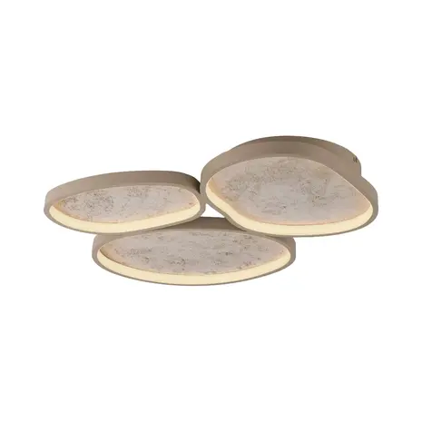 Just Light Deckenleuchte Moonbraker 3-flammig L 65 cm Beige