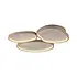 Deckenleuchte Moonbraker 3-flammig L 65 cm Beige