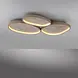 Just Light Deckenleuchte Moonbraker 3-flammig L 65 cm Beige