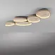 Just Light Deckenleuchte Moonbraker 5-flammig L 120 cm beige