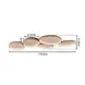 Just Light Deckenleuchte Moonbraker 5-flammig L 120 cm beige
