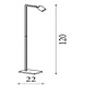 Searchlight Stehleuchte Office H 120 cm Bronze Gold Searchlight Stehleuchte Office H 120 cm Bronze Gold
