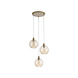 Searchlight Pendelleuchte Radiance 3-flammig Ø 46 cm Mattgold Searchlight Pendelleuchte Radiance 3-flammig Ø 46 cm Mattgold
