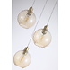 Searchlight Pendelleuchte Radiance 3-flammig Ø 46 cm Mattgold Searchlight Pendelleuchte Radiance 3-flammig Ø 46 cm Mattgold
