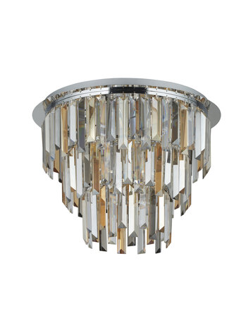 Searchlight Deckenleuchte Clarissa 5-flammig Ø 45 cm Chrom Searchlight Deckenleuchte Clarissa 5-flammig Ø 45 cm Chrom