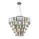 Searchlight Pendelleuchte Clarissa 9-flammig Ø 65 cm Chrom Searchlight Pendelleuchte Clarissa 9-flammig Ø 65 cm Chrom
