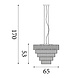 Searchlight Pendelleuchte Clarissa 9-flammig Ø 65 cm Chrom Searchlight Pendelleuchte Clarissa 9-flammig Ø 65 cm Chrom
