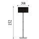 Searchlight Stehleuchte Swizzle H 152 cm beige Searchlight Stehleuchte Swizzle H 152 cm beige