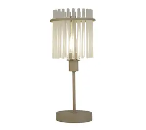 Searchlight Tischlampe Swizzle H 38 cm beige Searchlight Tischlampe Swizzle H 38 cm beige