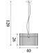 Searchlight Pendelleuchte Swizzle Ø 40 cm beige Searchlight Pendelleuchte Swizzle Ø 40 cm beige