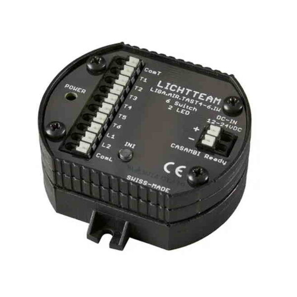 Lichtteam AG T.4.6.BT.IW -  schakelmodule voor  6 pulsschakelaars