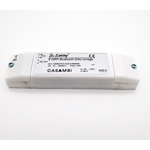 Entity Elettronica Srl EN1612 - CASAMBI-DALI 8 kanaals brug voor MULTISYSTEM® EVO rails.