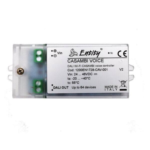 Entity Elettronica Srl EN1728 - DALI VOICE CASAMBI R10 V20 CONTROLLER + BOX