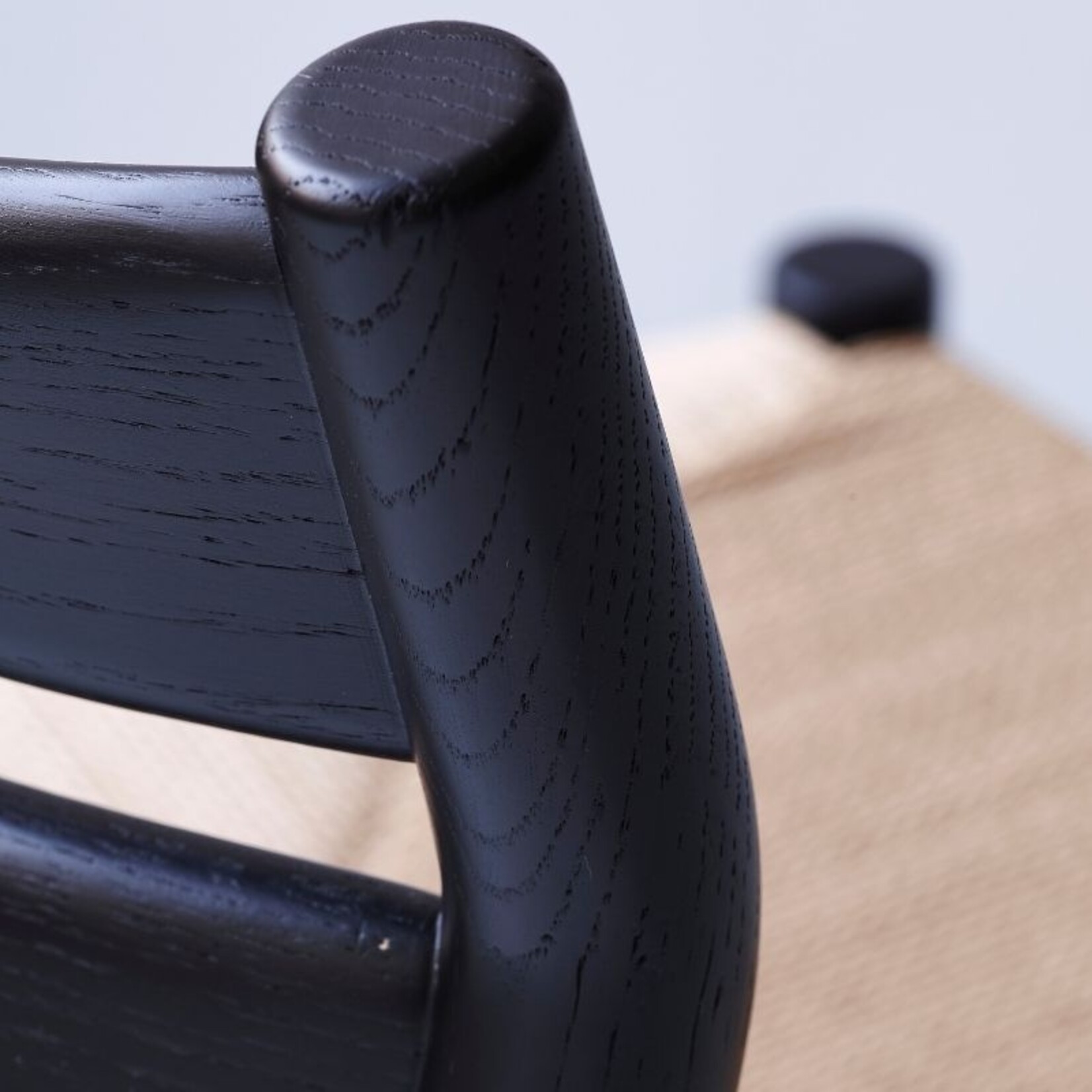Bernstorffsminde BM1 chair - zwart - naturel papercord