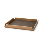 Lind DNA Teak dienblad Airy - S - Nupo - Army Green