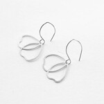 Fleur Fatale Journey - earhooks Hilma Af Klint inspired - zilver